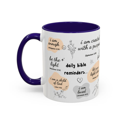 🌿 Personalized “Daily Bible Reminders” Mug – Faith Boost for Every Morning ☀️